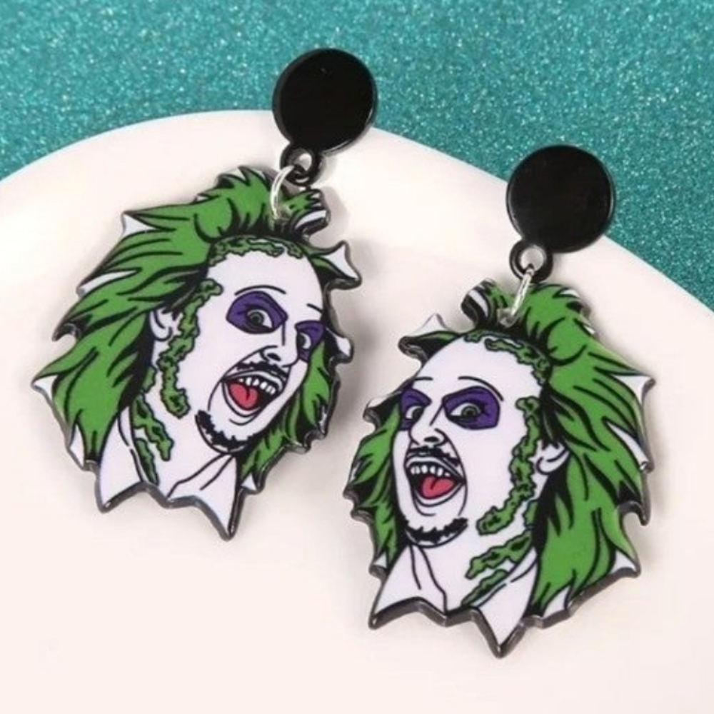 Beetlejuice Earrings